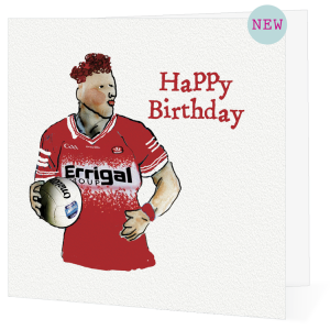 Derry GAA footballer card
